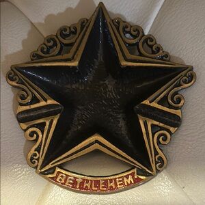Bethlehem Star Decorative Plaque